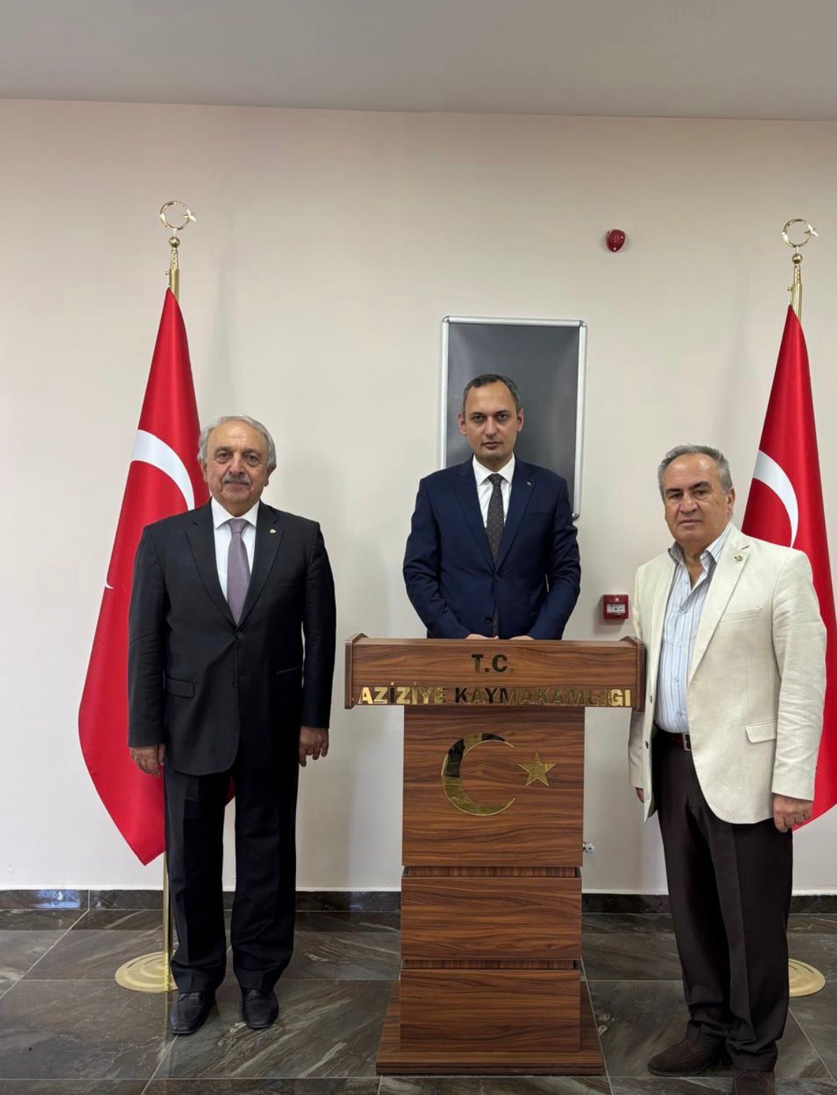 Ervak'tan Aziziye Kaymakamlığına Ziyaret